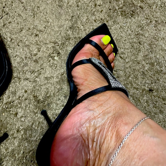 Alexander Wang Rhinestone mule heel Silver size 8 - Picture 6 of 6